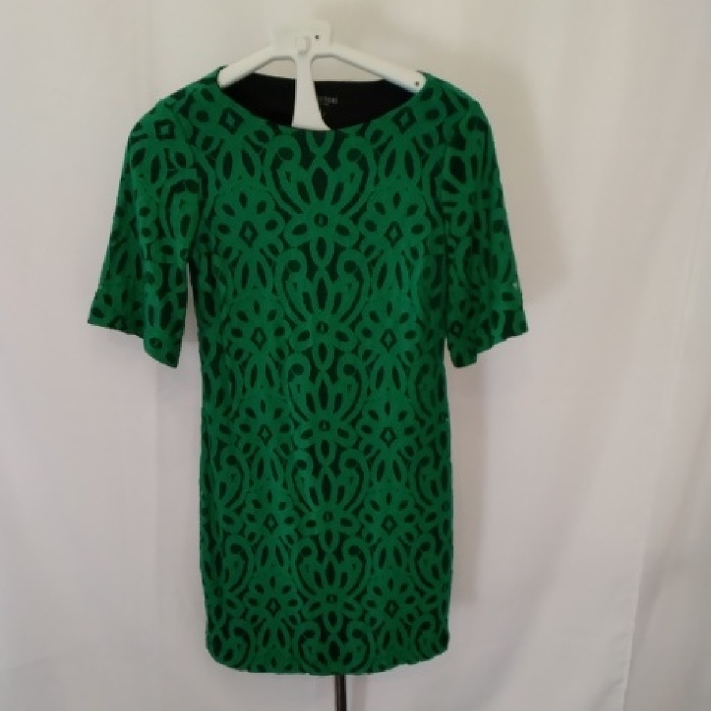 Elegant Green Lace Dress